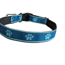 Classic Paw Print Dog Collar