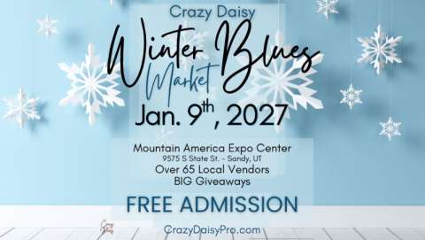 Crazy Daisy Winter Blues Market