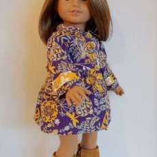 Eggplant & Mustard Coat