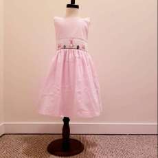 Girls Smocked Spring Dress