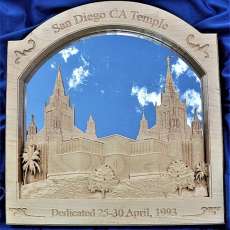 San Diego, California Temple in Maple
