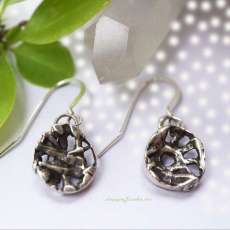 Silver Fused Earrings