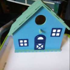Blue Birdhouse
