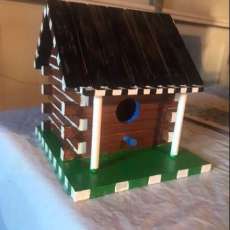 The Cabin Birdhouse