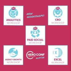 Choose From 5 Workshops For Added Learnings!