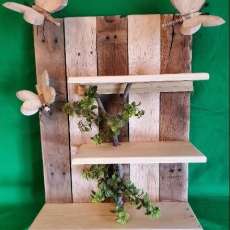 Knick Knack Butterfly Shelf
