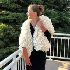 Albrea Luxury Cream Long Wrap