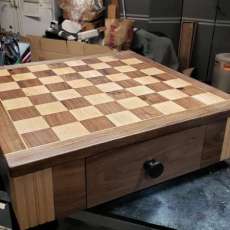 Chess Board W/ Drawer