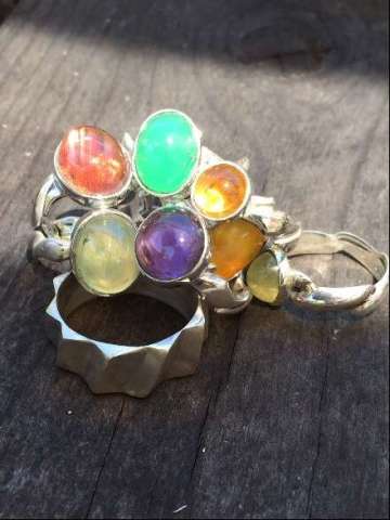 Rings and Hand Cut Stones