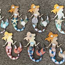 Seashell Mermaid Magnets