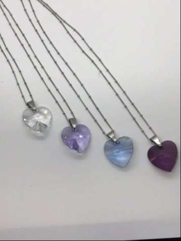 Swarvoski Crystal Heart Necklace