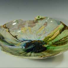 Gold Rimmed Porcelain Platter