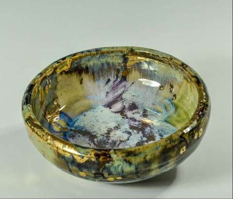 Gold Leafed Bowl