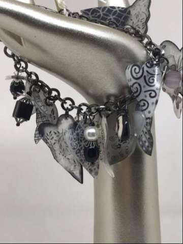 Black & White Charm Bracelet