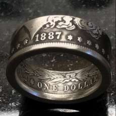1887 Morgan Dollar Ring