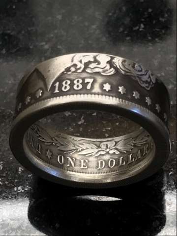 1887 Morgan Dollar Ring