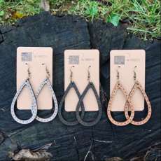 Wood Burned Teardrops