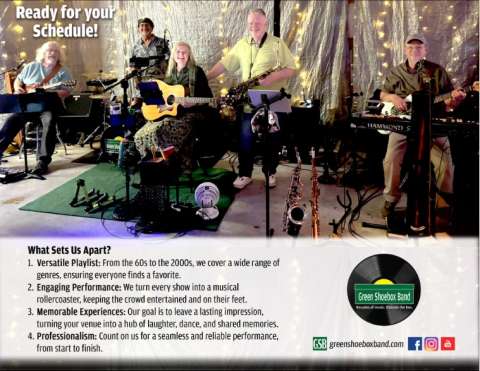 Green Shoebox Band-Booking!