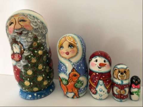 Santa Nesting Dolls
