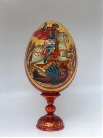Saint George Religious Egg