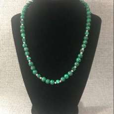 Malachite & Sterling Silver Necklace