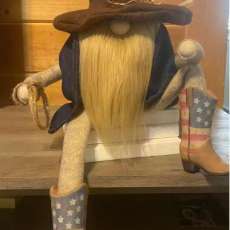 Rustic Cowboy Gnome