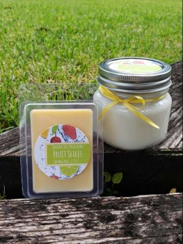 Fruit Slices Soy Wax Melts and Candle