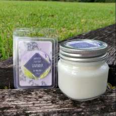 Lavender Soy Wax Melt and Candle