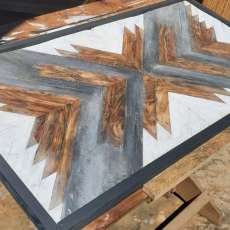 2 X 4 Big Foot Cabin Barn Quilt