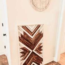 2 X 4 Country Bliss Barn Quilt Wall Hanging