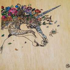 Flower Adorn Unicorn
