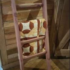 Cedar Quilt Ladder