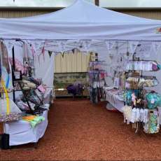 D & E Fabric Creations Outdoor Booth