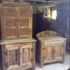 Tall Cabinet With Upper Shelves, Small Cabinet