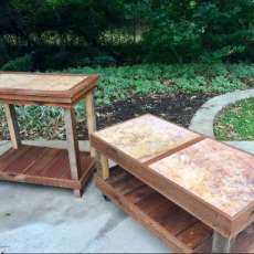 Small Coffee Table and End Table. $150 and $95