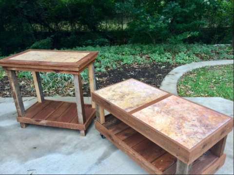 Small Coffee Table and End Table. $150 and $95
