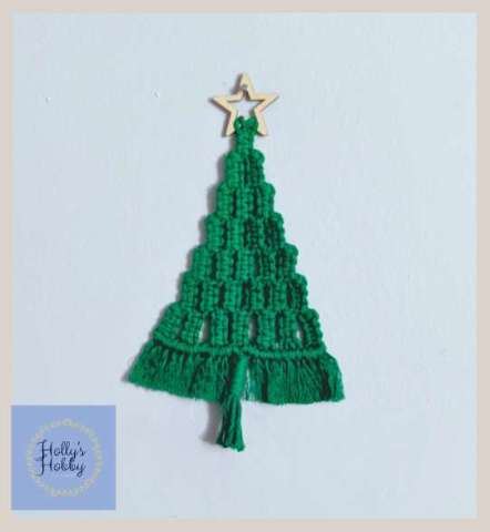 Macrame Holiday Tree