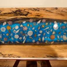 Epoxy River Serving Trays