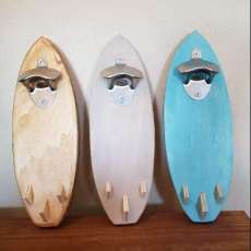 Surfboard Wall Mount Bottle Openers