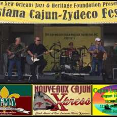 Nouveaux Cajun Xpress Performing at the Famous Jazz and Heritage Cajun/Zydeco Festival in New Orleans