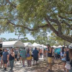 Art Patrons Enjoying the Melbourne Art Festival