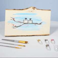 Chickadees Acrylic Painting KIT