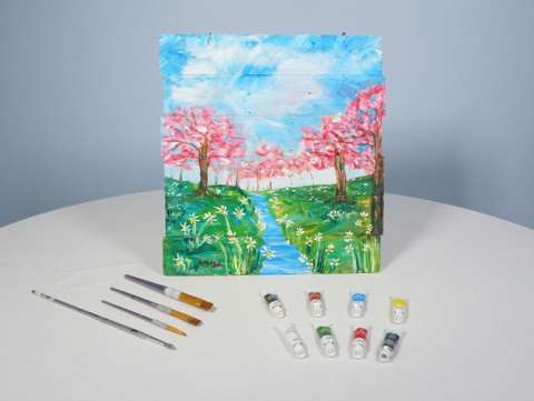 Springtime Delight Acrylic Painting KIT
