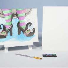 Witches Britches Watercolor Painting KIT