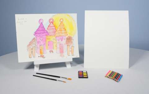 Candyland Watercolor Painting KIT
