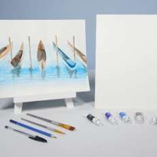 Gondola ROW Watercolor Painting KIT