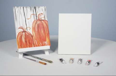 Pumpkin Display Acrylic Painting KIT