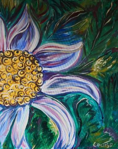 Breezy Flower Acrylic Painting KIT