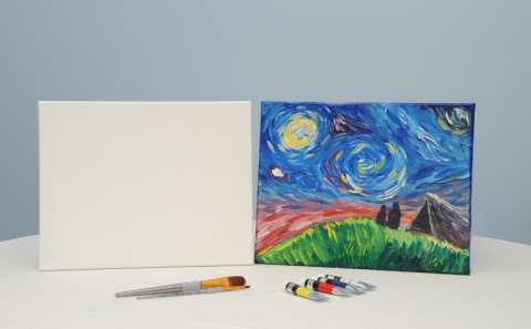 Starry Night Gazer Painting Kit