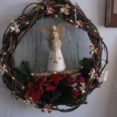 Large Angel Wreath